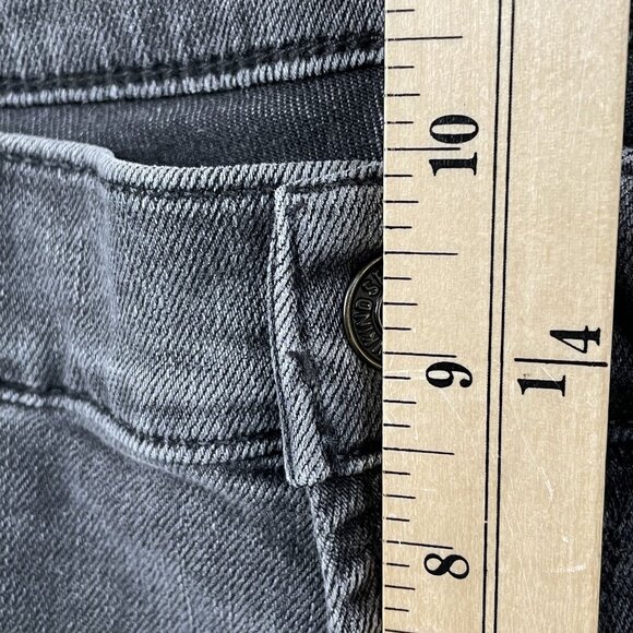 7 for All Mankind Jeans Mens 31 the Straight Gray Mid Rise Denim - Picture 10 of 11